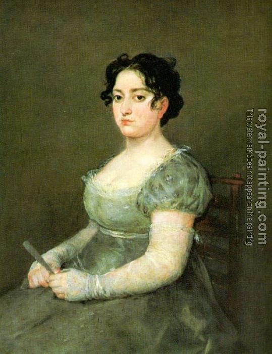 Francisco De Goya : The Woman with a Fan Francisco De Goya : The Woman with a Fan